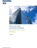 China real estate investment handbook: The details that make a difference 2010