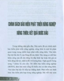 Chính sách bảo hiểm phát triển nông nghiệp nông thôn: Kết quả bước đầu