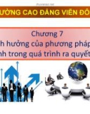 Bài giảng Kế toán chi phí: Chương 7 - Nguyễn Hoàng Phi Nam (Cao đẳng Viễn Đông)