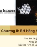 Chương 2: Bảo Hiểm Hàng hải - Ths. Bùi Quỳnh Anh