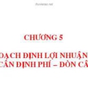 Bài giảng Quản trị tài chính: Chương 5 - ĐH Kinh tế