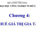 Bài giảng Thuế ứng dụng: Chương 4 - ThS. Văn Thị Quý