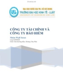 Công ty tài chính, công ty bảo hiểm và vai trò trung gian tài chính của chúng