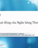 Bài giảng Thị trường tài chính và các định chế tài chính: Chương 17 - ĐH Ngoại thương