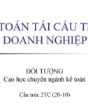 Bài giảng Kế toán tái cấu trúc doanh nghiệp - Chương 1: Những vấn đề chung về tái cấu trúc doanh nghiệp