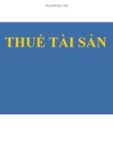 Tài liệu: THUẾ TÀI SẢN