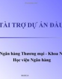 Tài trợ dự án đầu tư 1