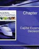 Lecture Managerial accounting: Creating value in a dynamic business environment (9/e): Chapter 16 - Ronald W. Hilton