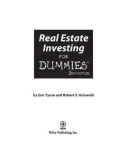 Real Estate Investing FOR DUMmIES