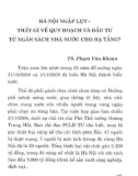 Quản lý tài chính (Bài tập): Phần 2