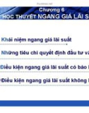 Bài giảng Tài chính quốc tế: Chương 6 - TS. Lê Tuấn Lộc