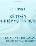 Bài giảng về Kế toán nghiệp vụ tín dụng