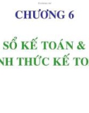 Bài giảng Nguyên lý kế toán: Chương 6 - GV. Phạm Thanh Liêm