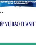 Nghiệp vụ bao thanh toán