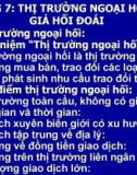 Bài giảng Tóm tắt tài chính quốc tế