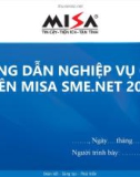 Bài giảng môn học Tin học kế toán: Hướng dẫn nghiệp vụ CCDC trên MISA SME.NET 2015 - Lê Thị Bích Thảo