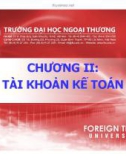 Bài giảng chương 2: Tài khoản kế toán