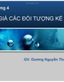 Tính giá các đối tượng của kế toán