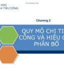 Phân tích chi tiêu công - Chương 2