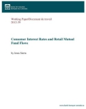 Consumer Interest Rates and Retail Mutual Fund Flows