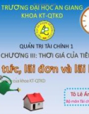 Thời giá của tiền