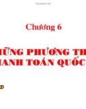 Chương 6 : Những phương thức thanh toán quốc tế