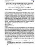 Analysis of quality of management accounting information system to improve the implementation of good corporate governance principles (Case of sharia commercial banks in Bandung city)