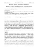 Integrated reporting and financial performance: Empirical evidences from Bahraini listed insurance companies