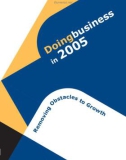 Doing Business in 2005 Removing Obstacles to the Growth