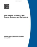 Cost Sharing for Health Care: France, Germany, and Switzerland