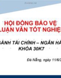 PHÁT TRIỂN DỊCH VỤ BAO THANH TOÁN CỦA CÁC NGÂN HÀNG THƯƠNG MẠI TRÊN ĐỊA BÀN THÀNH PHỐ ĐÀ NẴNG