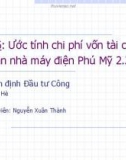 Bài giảng Thẩm định đầu tư công: Bài 6 - Nguyễn Xuân Thành (Năm 2020)