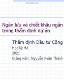 Bài giảng Thẩm định đầu tư công: Bài 2 - Nguyễn Xuân Thành (Năm 2021)