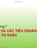 Bài giảng Tài chính doanh nghiệp: Chương 7 - PGS.TS Trần Thị Thái Hà