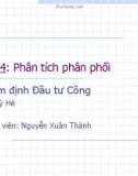 Bài giảng Thẩm định đầu tư công: Bài 14 - Nguyễn Xuân Thành (Năm 2020)