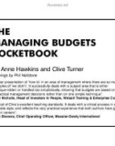 THE MANAGING BUDGETS POCKETBOOK phần 1