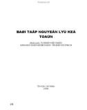 BÀI TẬP NGUYÊN LÝ KẾ TOÁN - TS.Trần Văn Thảo