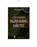 CẨM NANG NGÂN HÀNG - MBA. MẠC QUANG HUY - 1