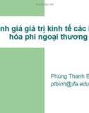 Bài giảng Phân tích lợi ích chi phí: Bài 7 - ThS. Phùng Thanh Bình