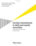 Certain investments in debt and equity securities