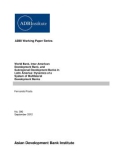 World Bank, Inter-American Development Bank, and Subregional Development Banks in Latin America: Dynamics of a System of Multilateral Development Banks