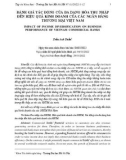 Đánh giá tác động của đa dạng hóa thu nhập đến hiệu quả kinh doanh của các ngân hàng thương mại Việt Nam