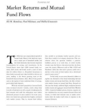 Market Returns and Mutual Fund Flows