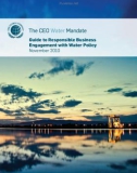 Guide to Responsible Business Engagement with Water Policy November 2010