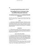 Accounting Standards Interpretations 26: Accounting for taxes on income in the consolidated financial statements