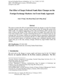 The effect of target federal funds rate changes on the foreign exchange markets: An event study approach