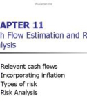 Lecture Fundamentals of finance management (10/E) - Chapter 11: Cash flow estimation and risk analysis