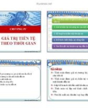 Chương IV - Giá trị tiền tệ theo thời gian