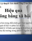 Bài giảng Lý thuyết Tài chính công: Chương 2 - Trương Minh Tuấn