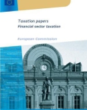 Financial Sector Taxation by European Commission